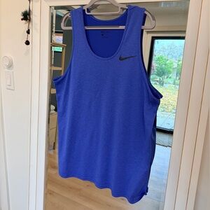 Like new! Nike Dri-Fit blue tank top